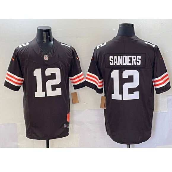 Shedeur Sanders Vapor Jersey Brown Stitched For Mens Youths Select - Picture 2 of 4